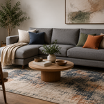 5 Rugs That Go With a Grey Sofa (Besides Grey)