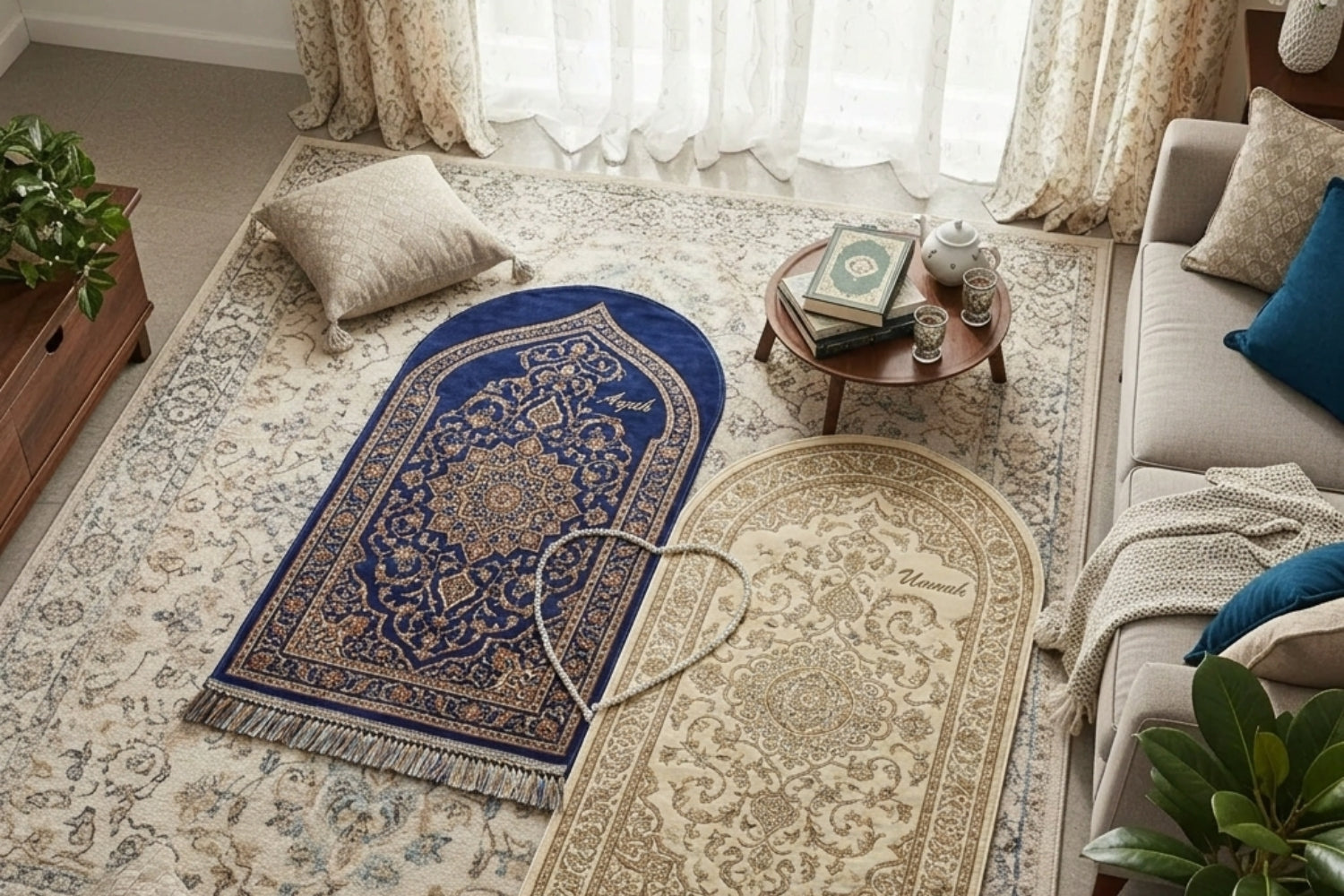 Choosing The Right Prayer Rugs: Material, Size, Colors & More