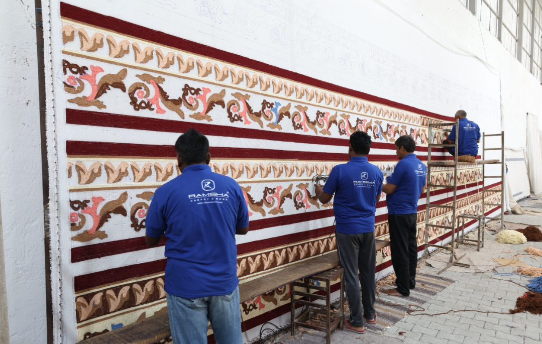 How Carpets Are Made in Ramsha Home Factory in the UAE