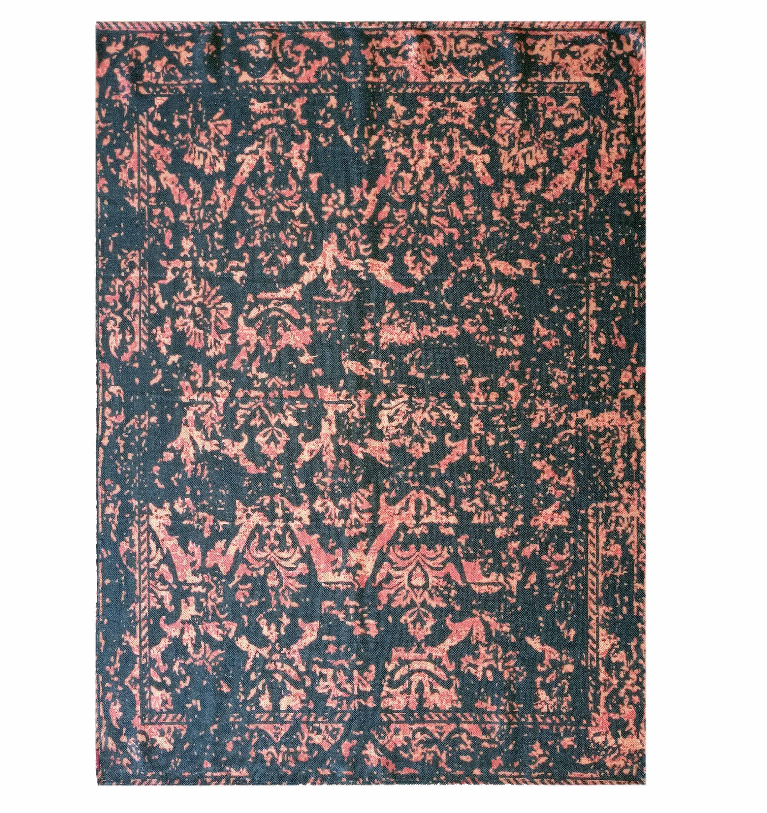 Warmth and Comfort: Wrap Your Space in Warmth and Comfort with our Printed Durry Multi Color Maroon Rug, Crafted with Soft Polyester for a Cozy Feel