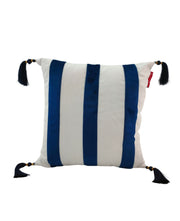 100% Polyester Cushion White & Blue Color CS-137