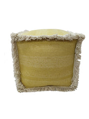Pouf With Leather Handle PF-049