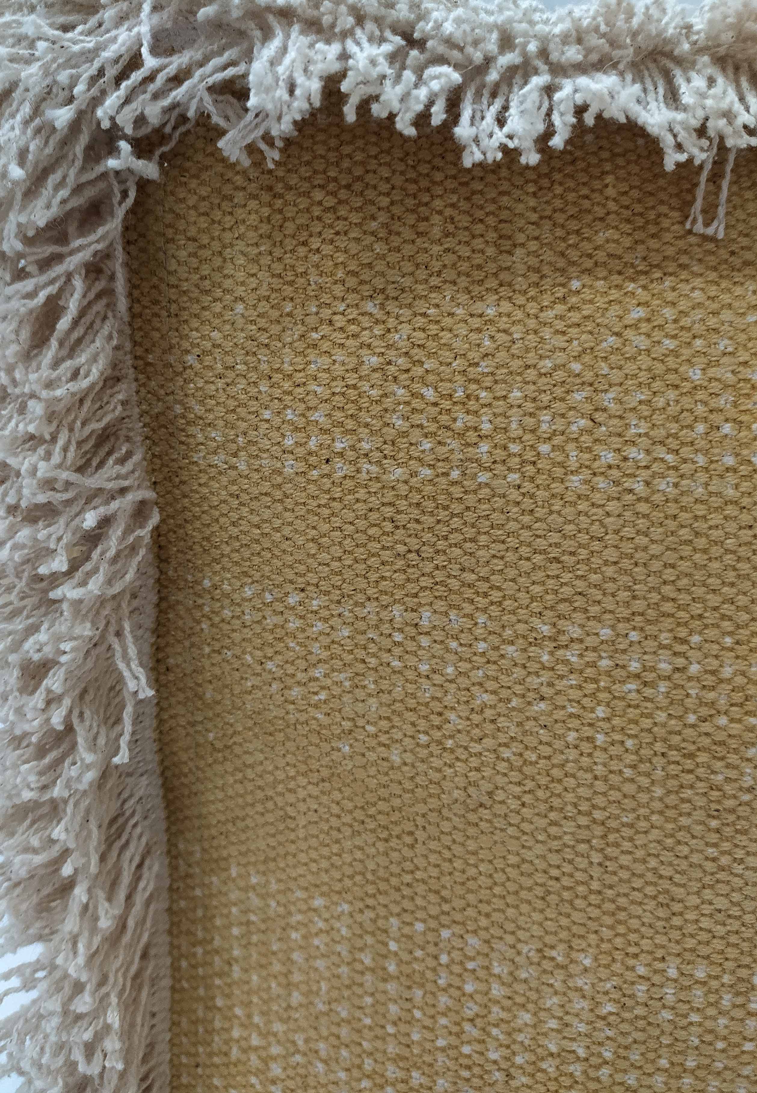 Pouf With Leather Handle PF-049