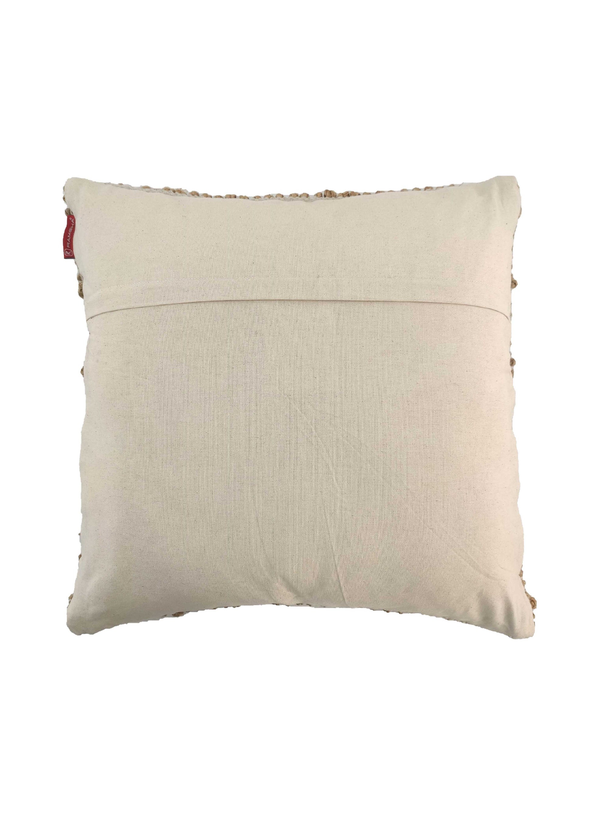 Premium Construction: Crafted from high-quality natural jute material and filled with a luxurious filler, this cushion offers superior durability and long-lasting comfort for years to come