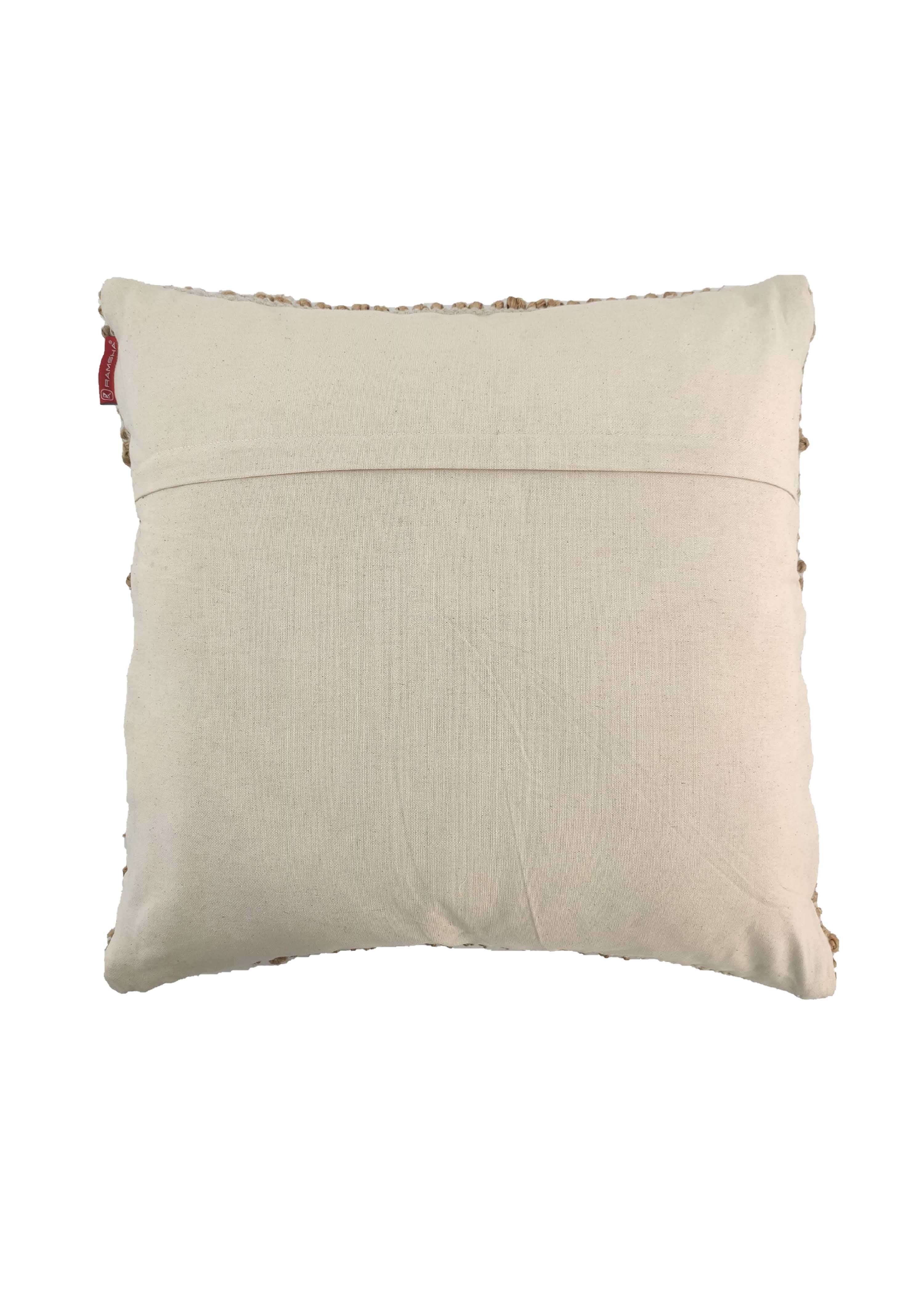 Premium Construction: Crafted from high-quality natural jute material and filled with a luxurious filler, this cushion offers superior durability and long-lasting comfort for years to come