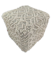 Woven Natural Pouf With Polystyrene bag PF-017