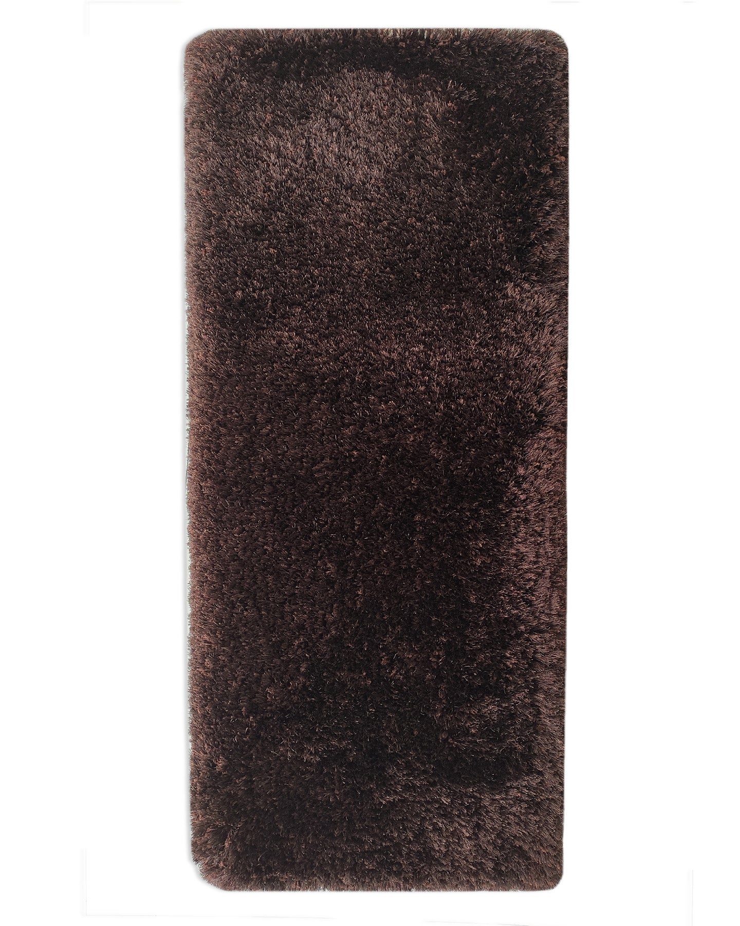 Fluffy Brown Color Dining Room Shaggy Rug - MPV 04 (60x180cm)