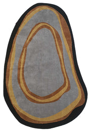 Oval Shaped Multi-Color Rug – Ideal for Doorways, Entryways, Hallways, and Living Spaces