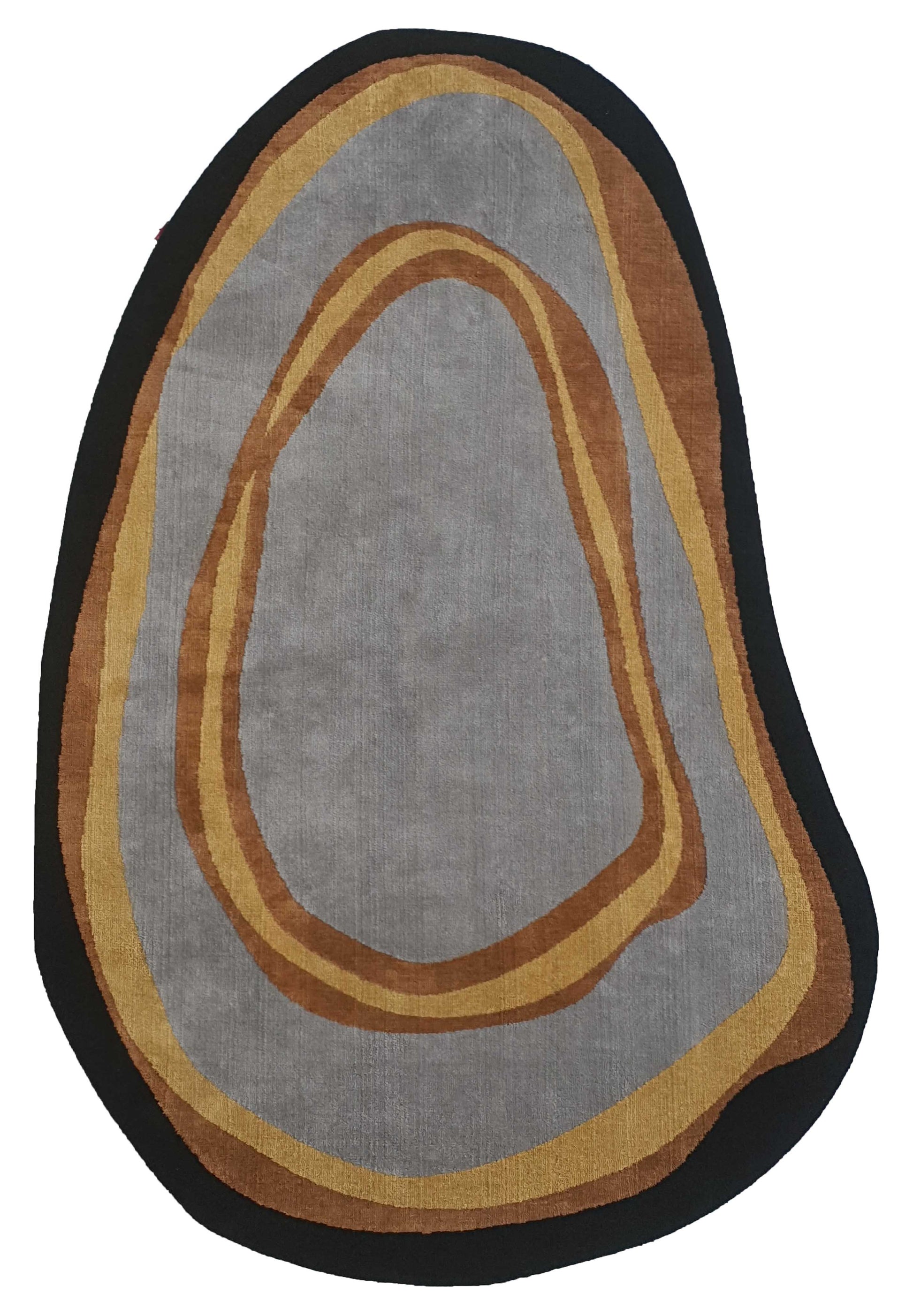 Oval Shaped Multi-Color Rug – Ideal for Doorways, Entryways, Hallways, and Living Spaces