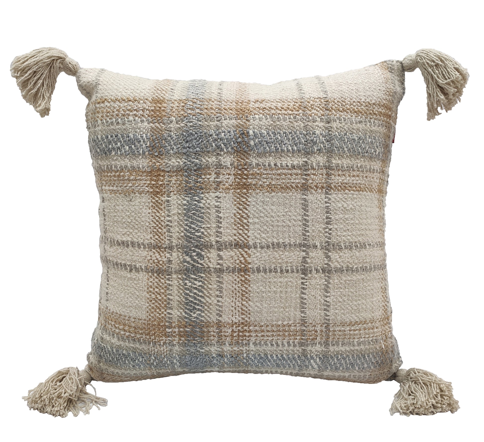 Enhance your sofa or bed with the cozy texture and intricate patterns of our Woven Multi Color Cushion