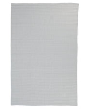 A handmade area rug from RAMSHA HOME, the Handmade Cream Natural Color Hand Woven Area Rug WR-039, features a light cream hue and subtle grid texture crafted from natural fibers. Displayed flat against a white background, this understated rectangular piece is an elegant addition to artisanal home décor.