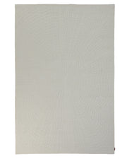 Experience refined elegance with the RAMSHA HOME Handmade Decorative Area Rug - LKH-019 (200x300 cm), featuring a light beige rectangular design adorned with subtle, raised geometric patterns that radiate from the center to create a textured sunburst effect reminiscent of an exquisite ivory area rug.