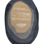 Oval Shape Home Decor Multi Color Rug HTWV-90