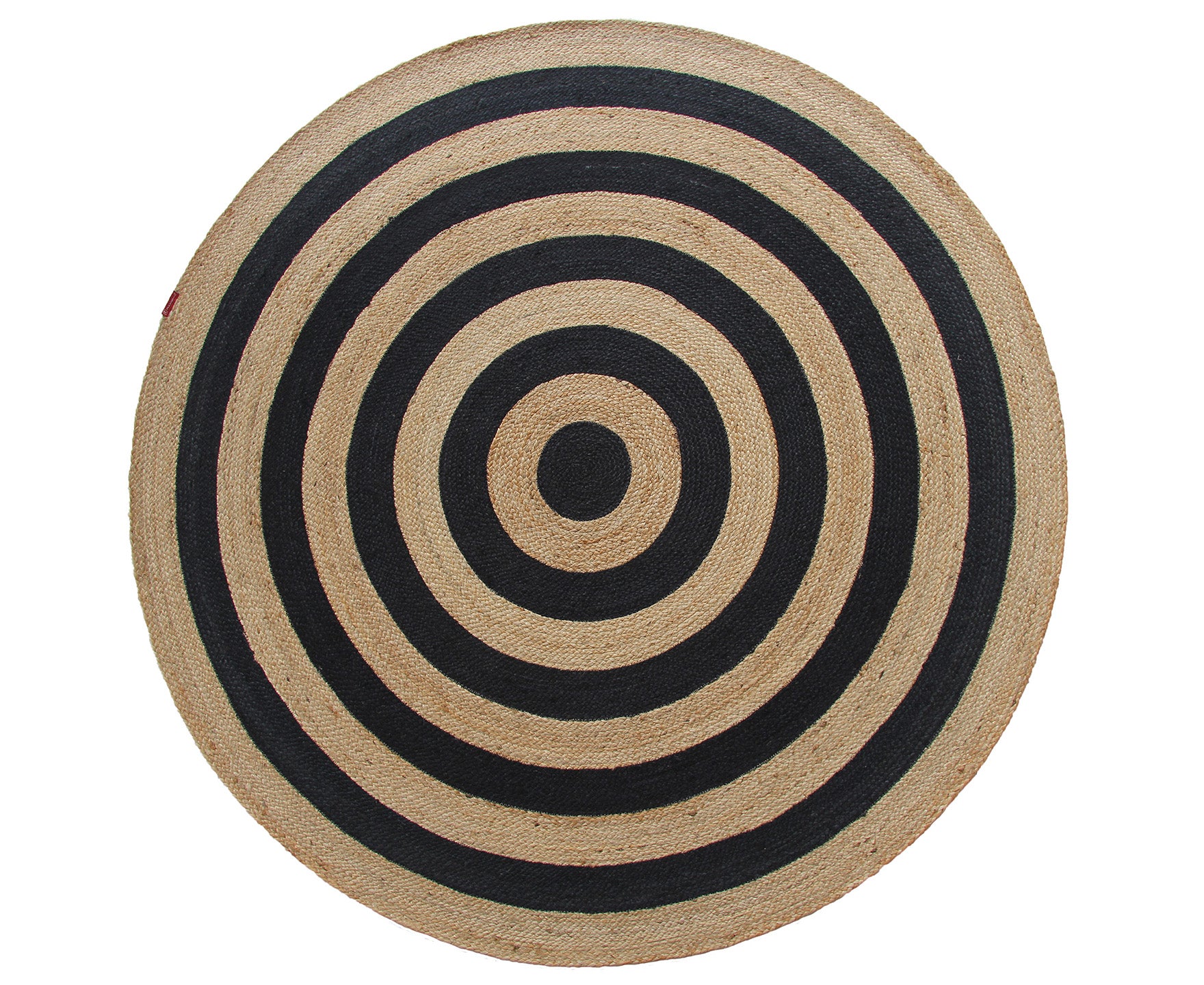 Handmade Braided Jute Floor Round Rug: Great Match for Dining Room - BR 058 (200cm)