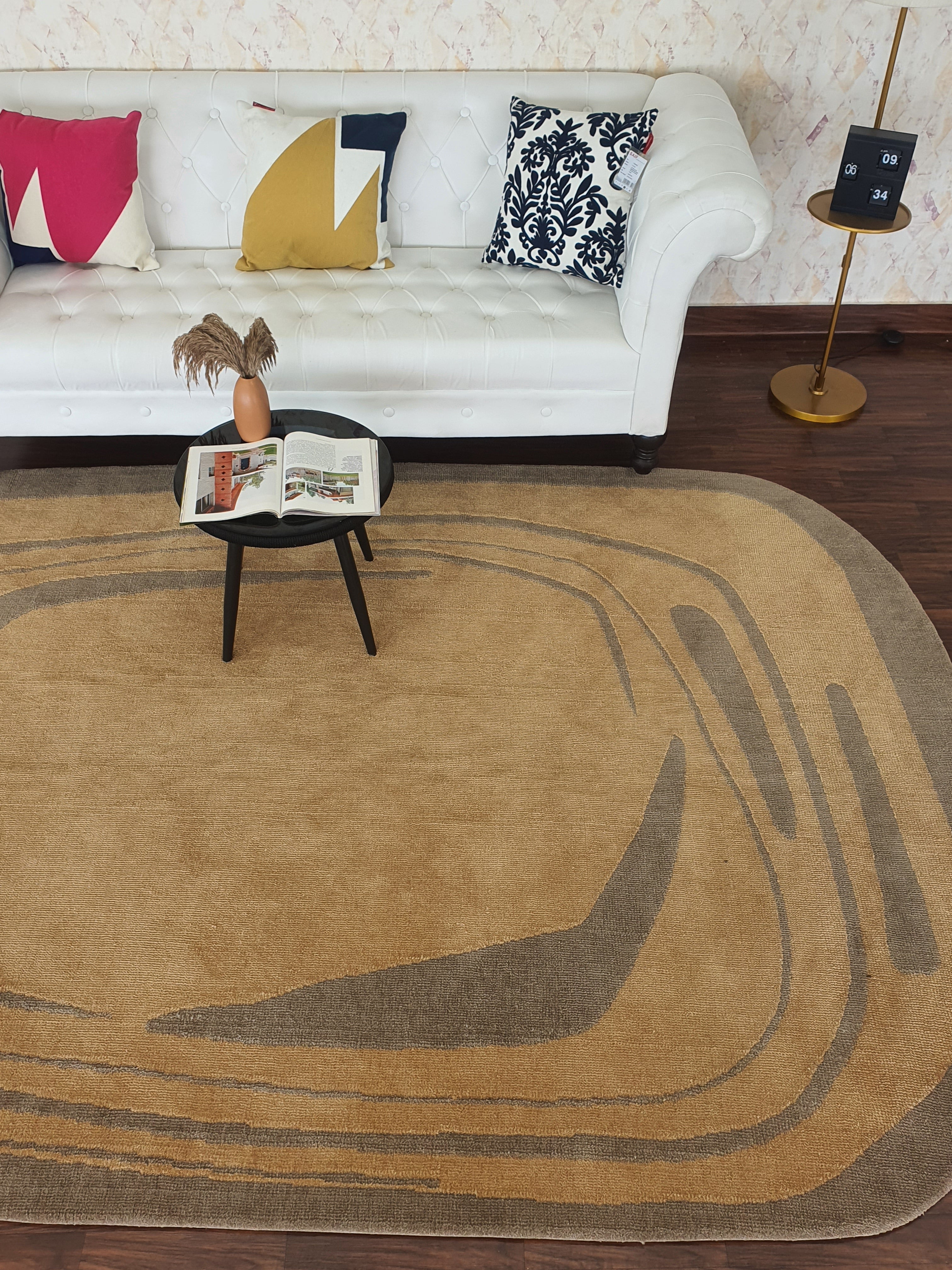 Machine-Made Novara Shape Area Rug with Multi Colors – Ideal for Living, Drawing, and Guest Rooms