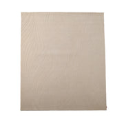 The RAMSHA HOME Beige Color Handmade Rug - HTW 105 (300x400 cm) features a neutral rectangular design with a subtle wavy embossed pattern, creating an elegant, minimalistic carved texture across the surface.