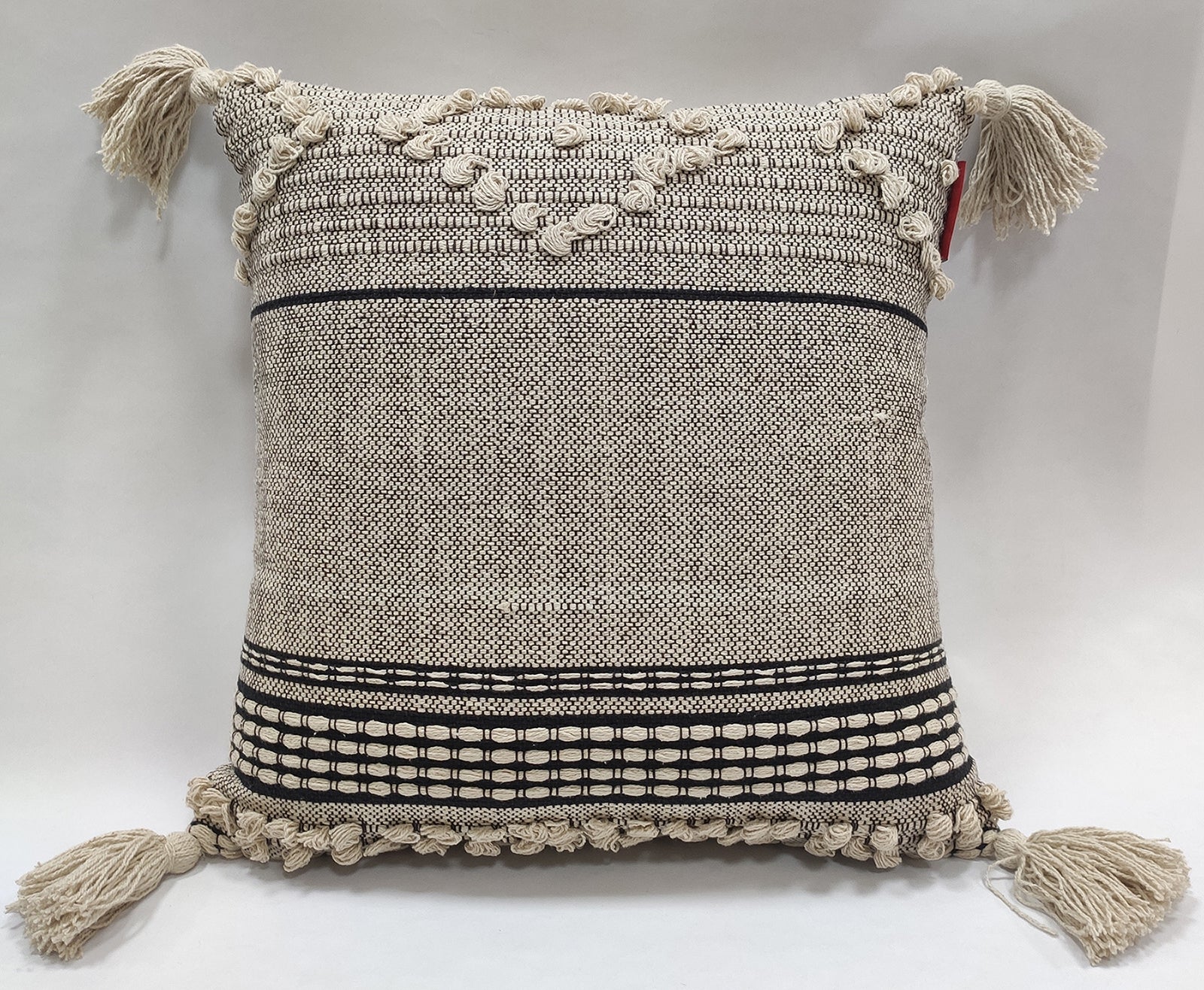 Soft and Cozy: Made from 100% cotton, this cushion is exceptionally soft to the touch, providing you with the perfect spot to relax and unwind