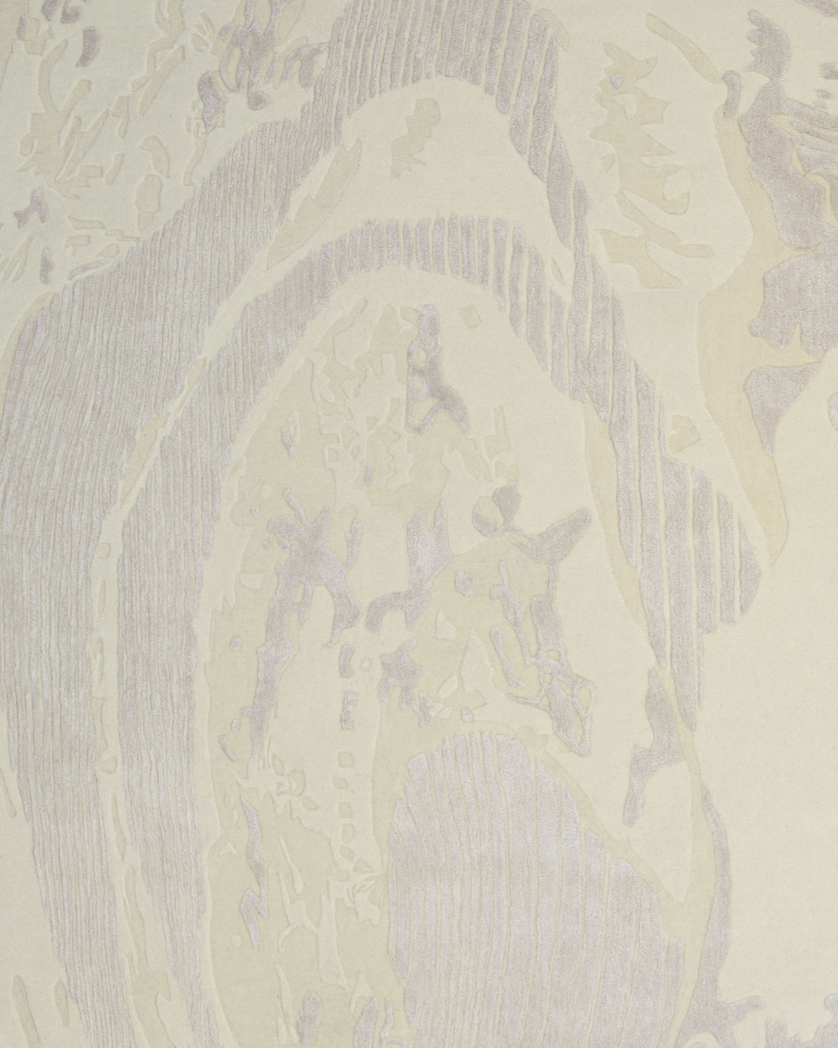 The RAMSHA HOME Abstract Beige Handcrafted Rug – Neutral Textured Modern Area Rug (HTWV 205) features an organic, swirling pattern in beige and light lavender tones, reminiscent of topographical or geological map textures—an ideal choice for bringing subtle sophistication and modern elegance to any space.