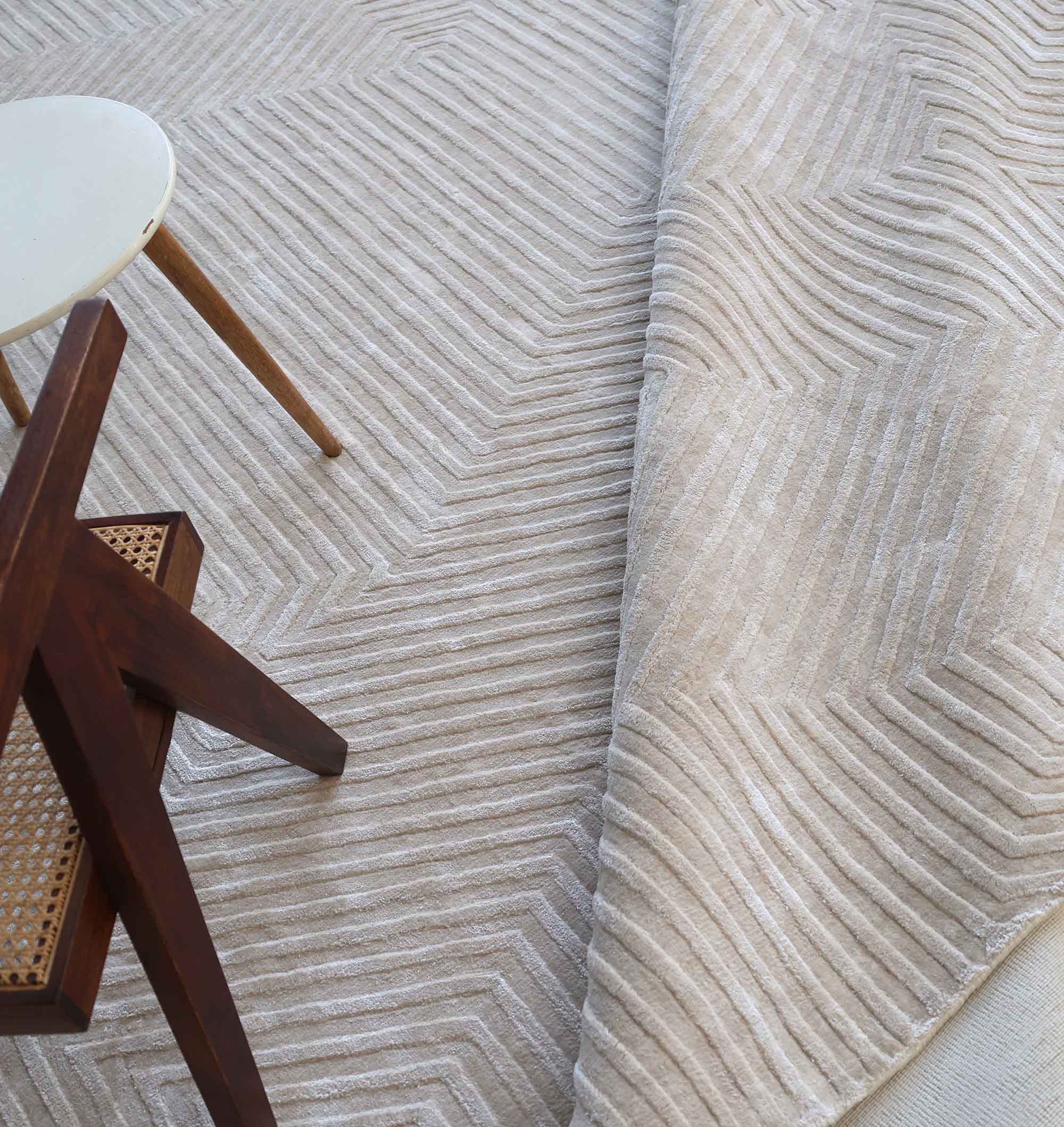 Multi Color Home Decor Handmade Area Rug - LKH-08