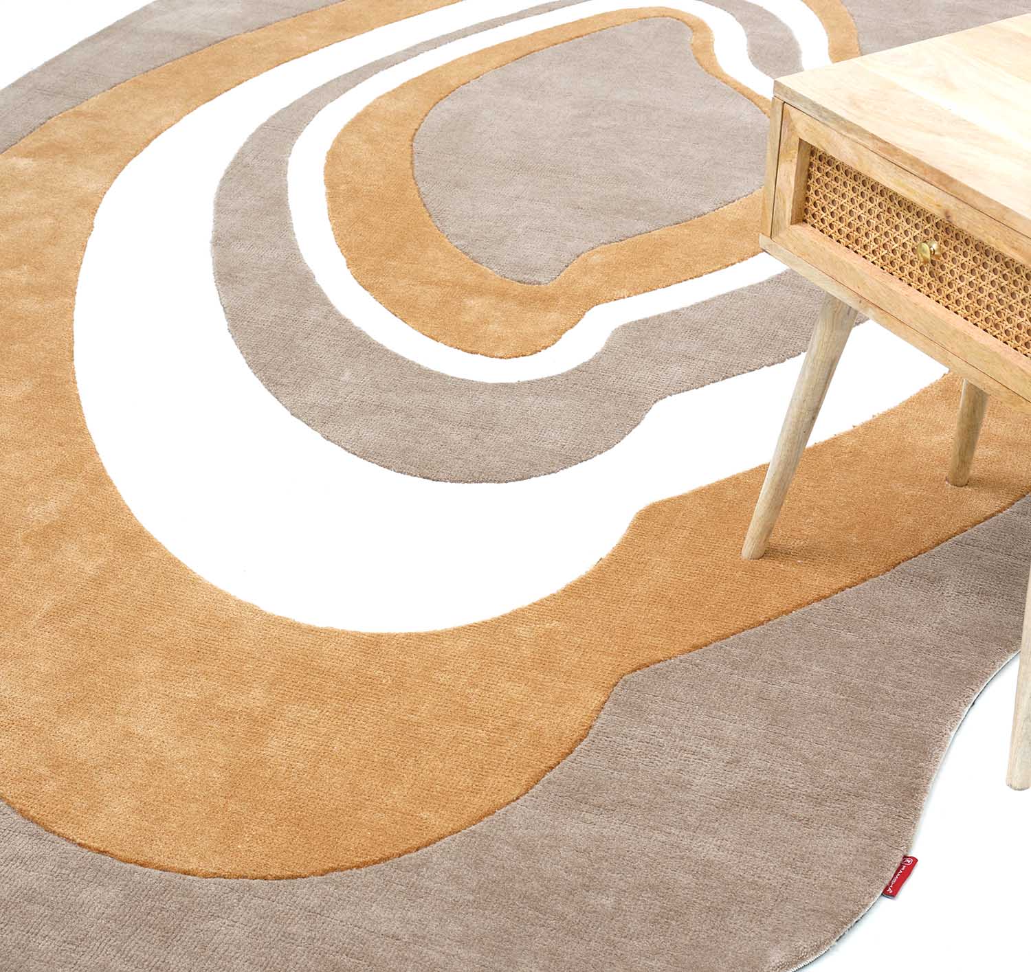 Oval Shaped Novara Multi Colored Carpet 200x300 cm CMN-06