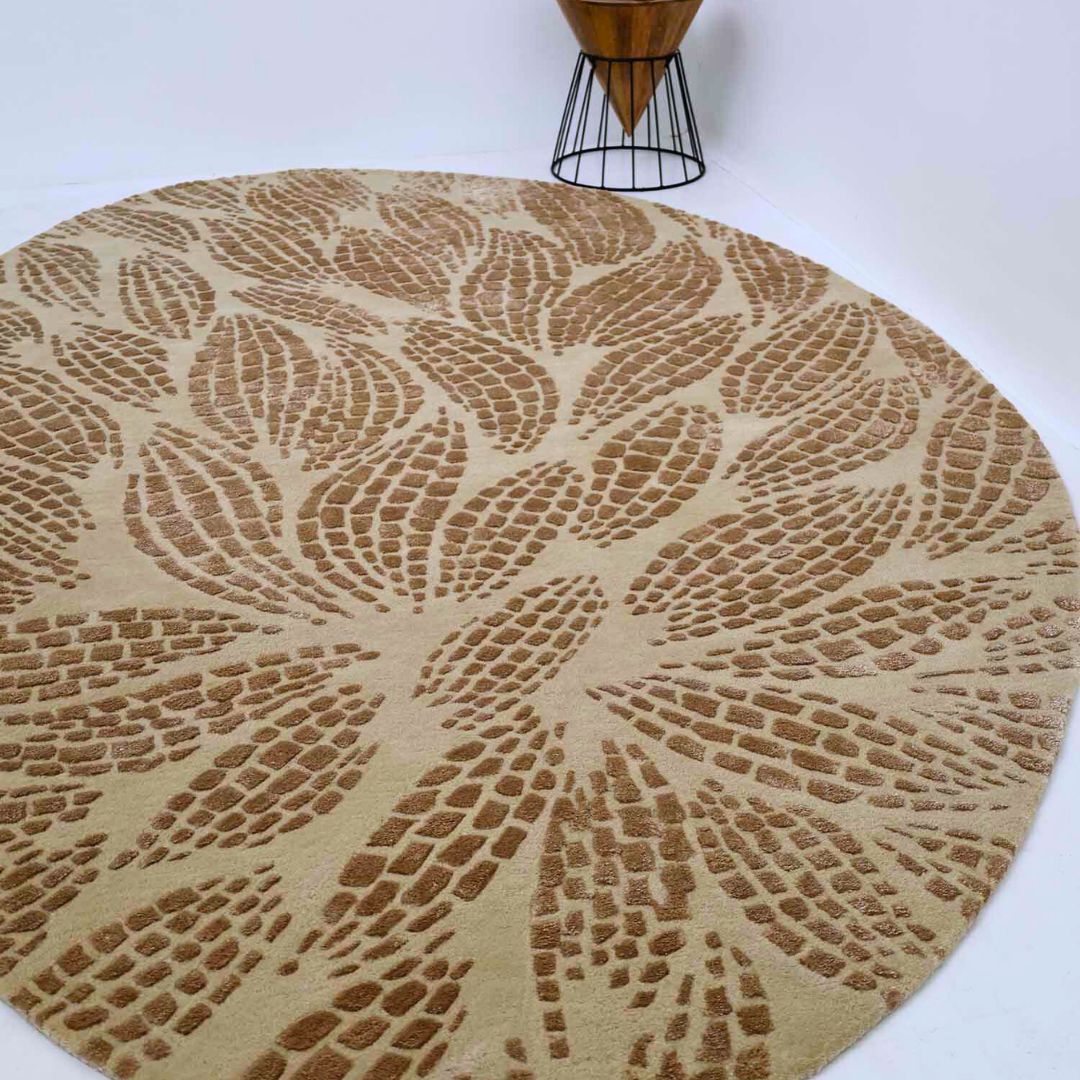 Oval Shaped Color Modern Area Rug HTWV-102