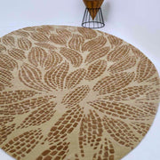 Oval Shaped Color Modern Area Rug HTWV-102