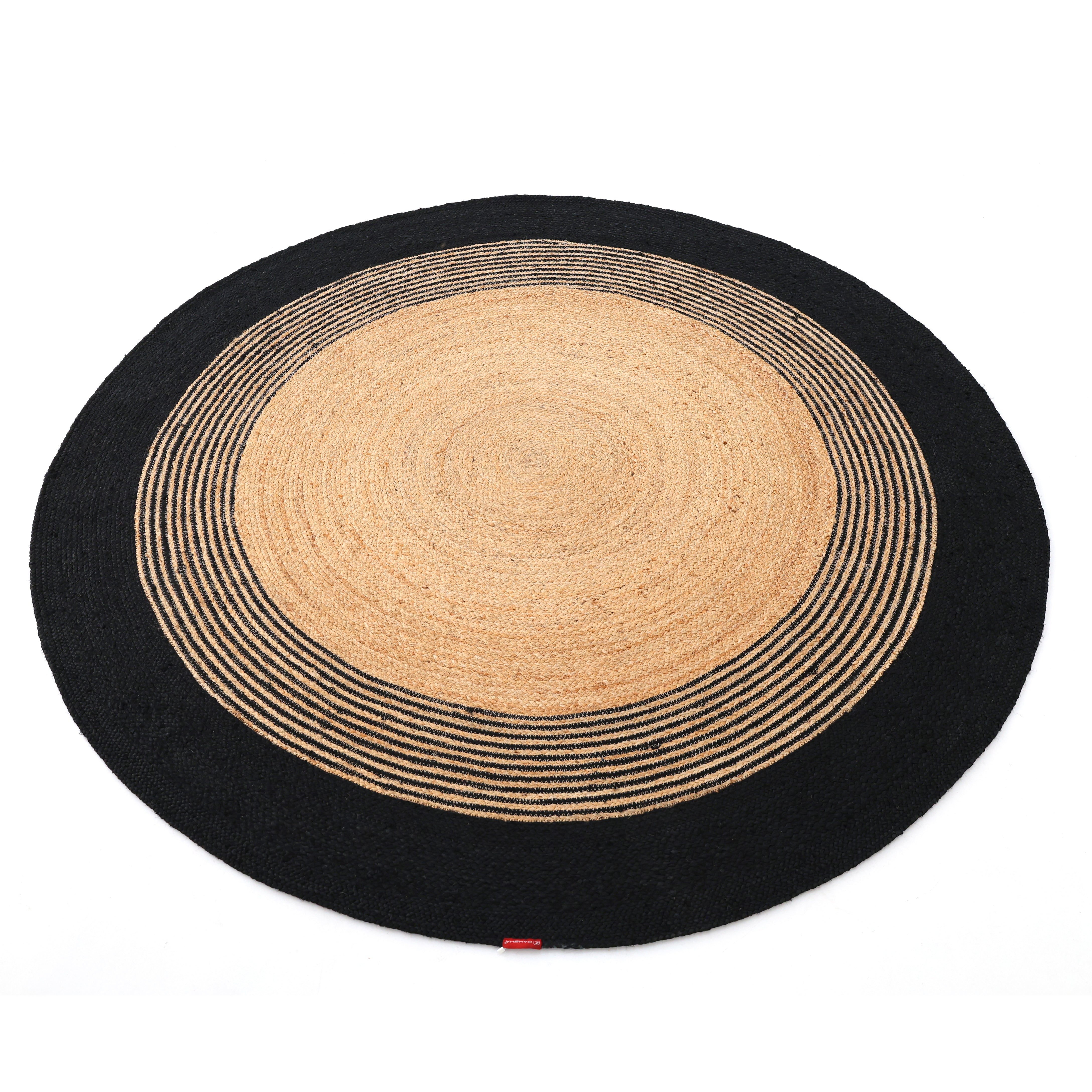 Luxurious Handmade Braided Jute Round Rug - BR 028