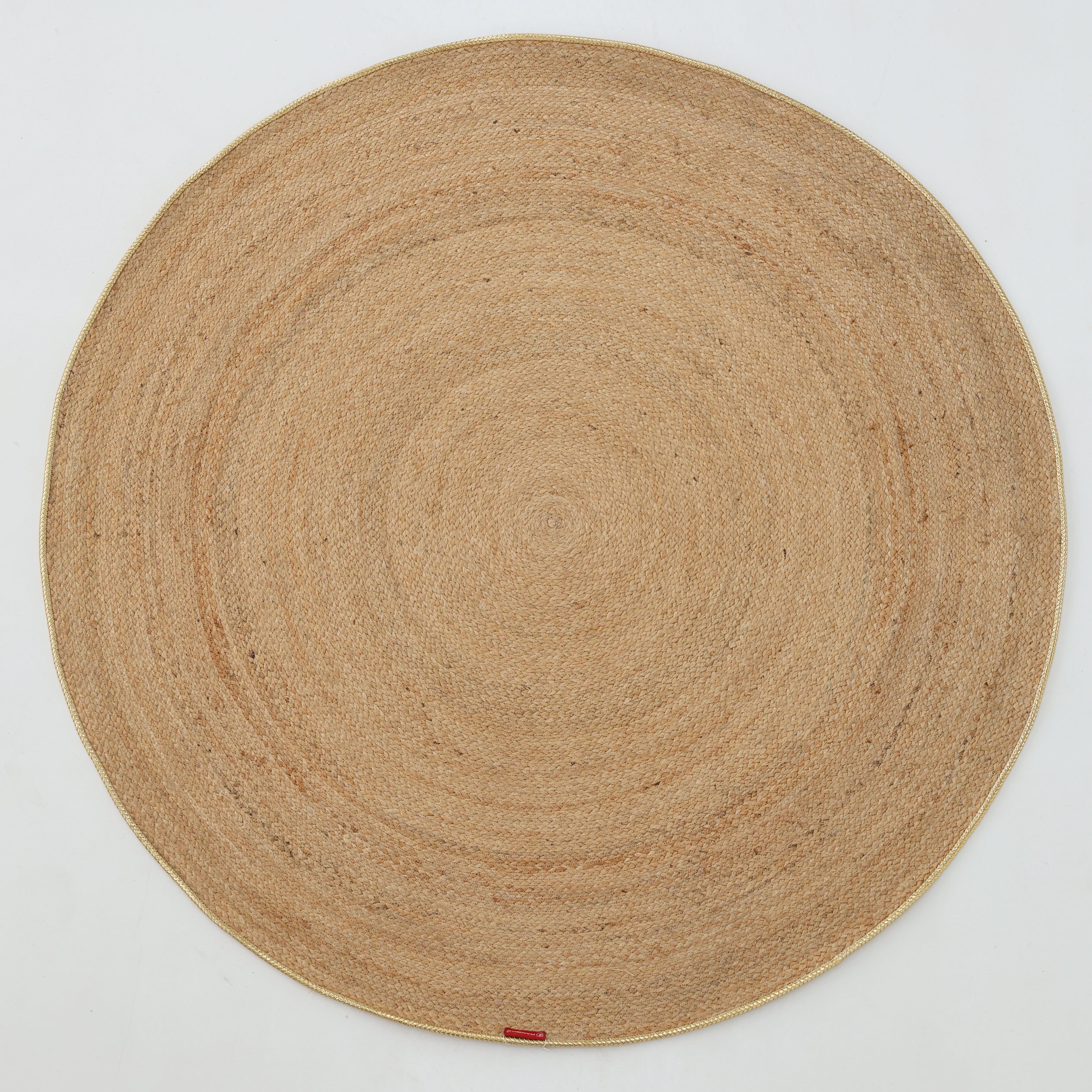 Handmade Natural Color Braided Round Rug - BR 013
