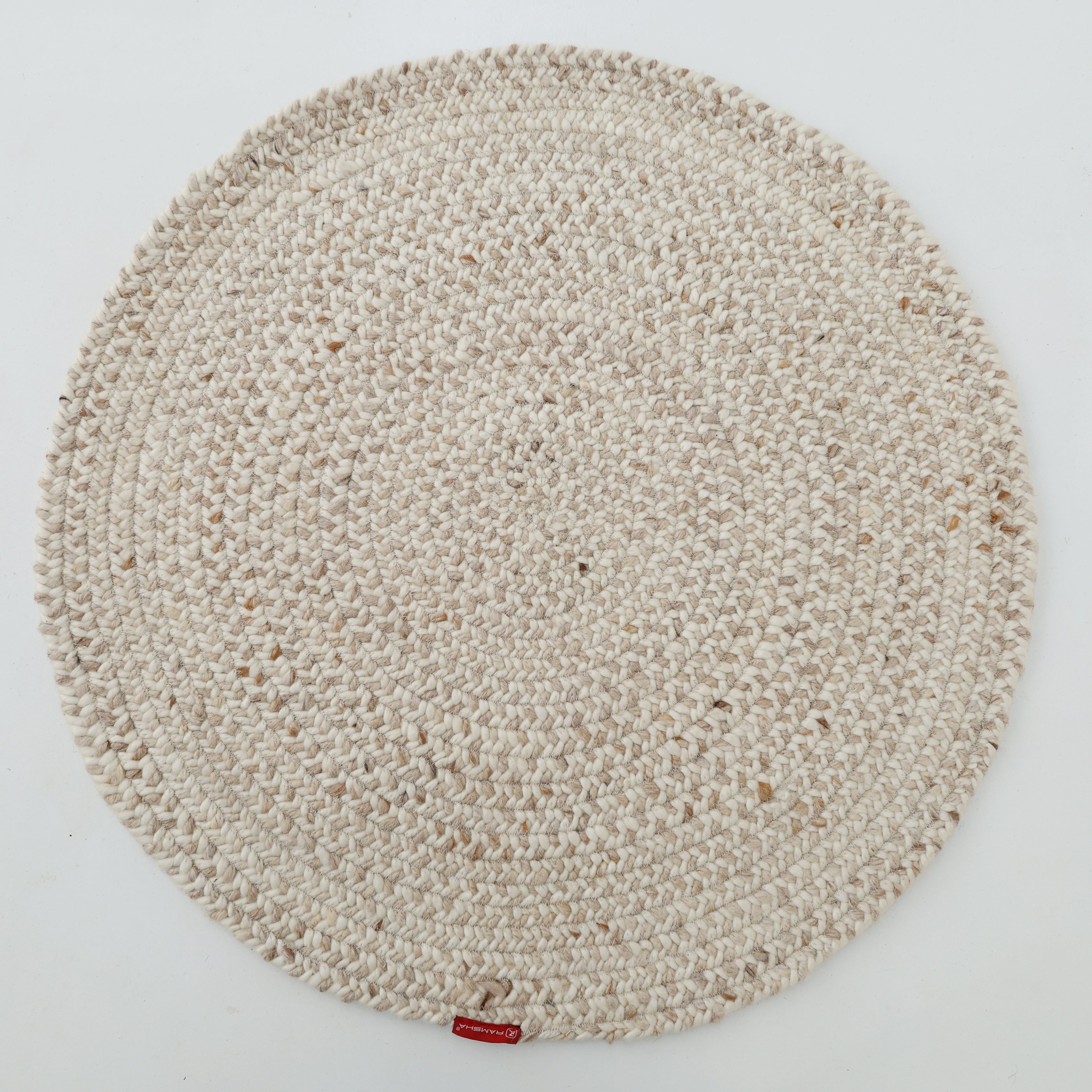 Natural Color Home Decor Round Jute Rug - BR 095