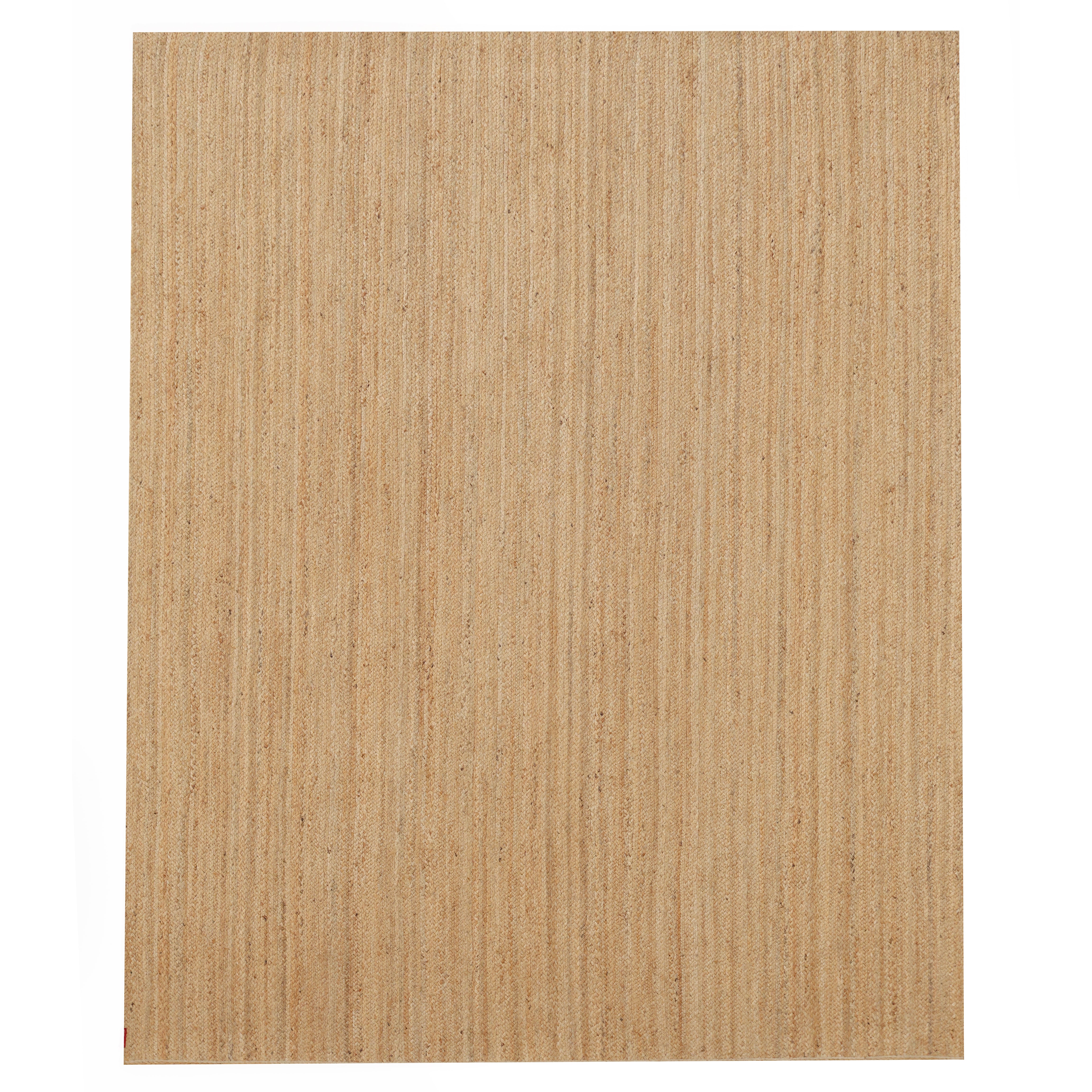 Handmade Natural Color Braided Jute Rug - BR 018