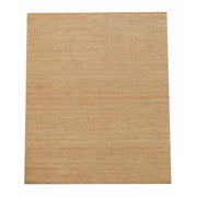 The Beautiful Handmade Braided Rug - BR 071 by RAMSHA HOME features a smooth, light brown, textured surface reminiscent of natural jute, displayed on a white background.
