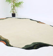 Handmade Decorative Multi Color Rug HTWV-92