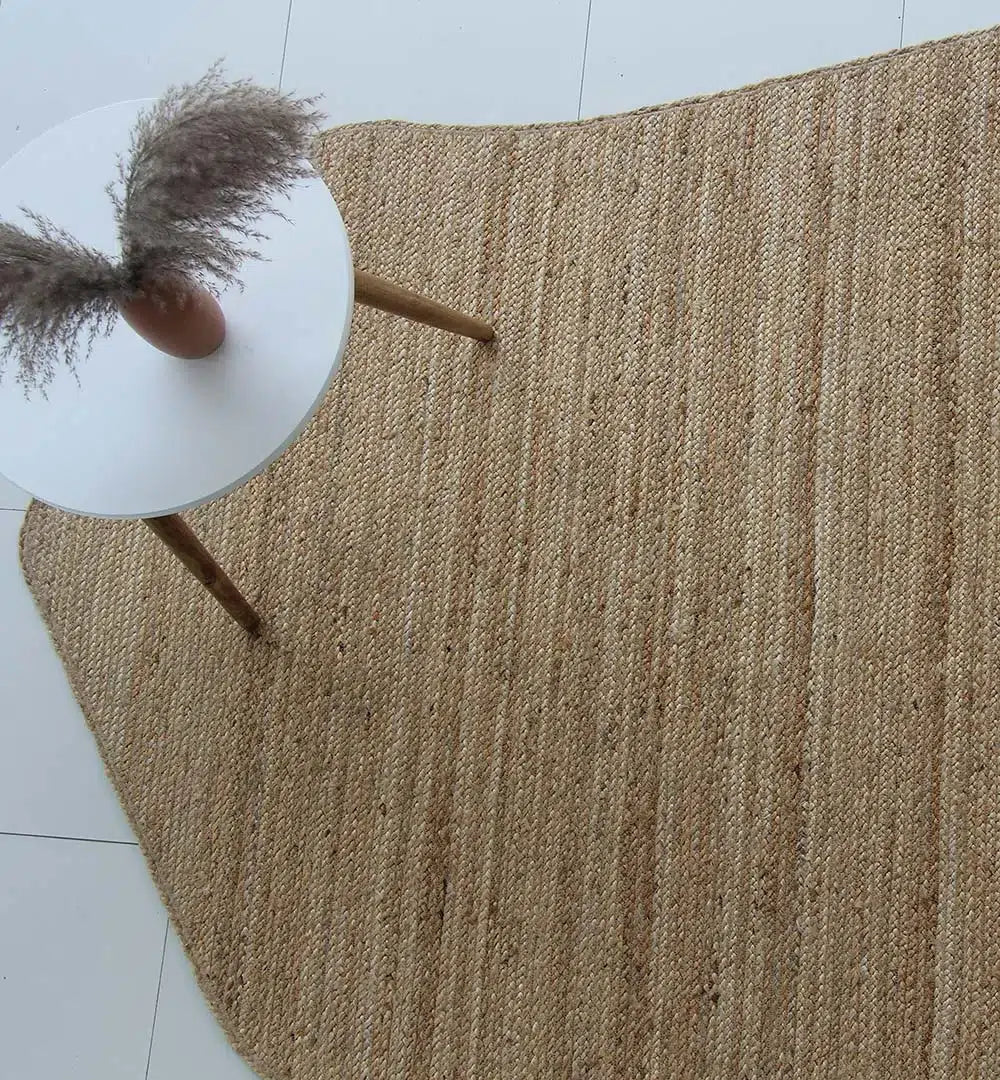 Luxurious Handmade Braided Jute Floor Unshaped Rug - BR 062 (170x240cm)