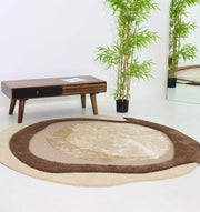 Vibrant Round Shape Handmade Rug - HTWV 95 (200 cm)