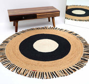 Amazing Handmade Braided Round Jute Rug - BR 001