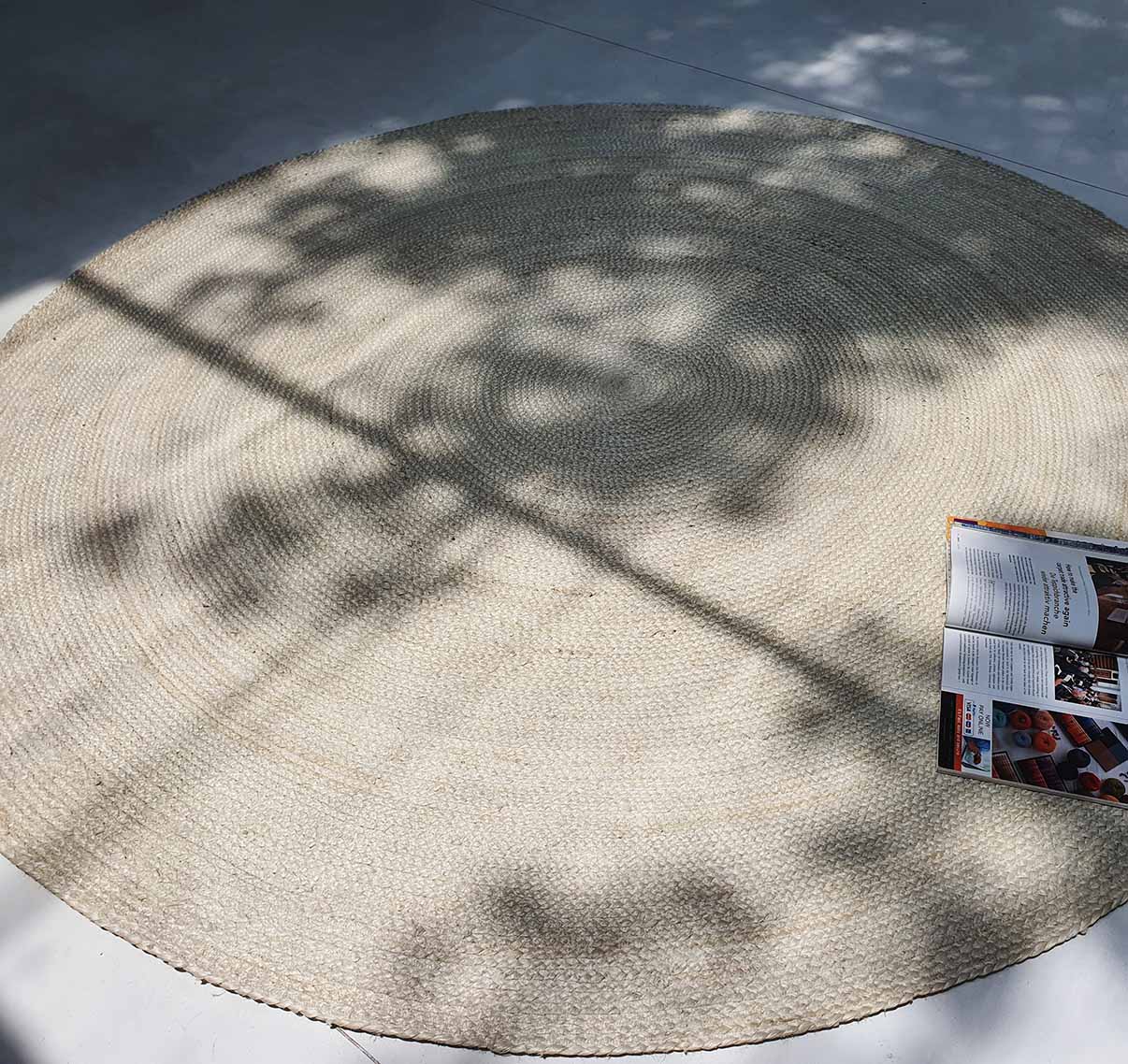 Natural Jute Rug Bleach Color BR-017