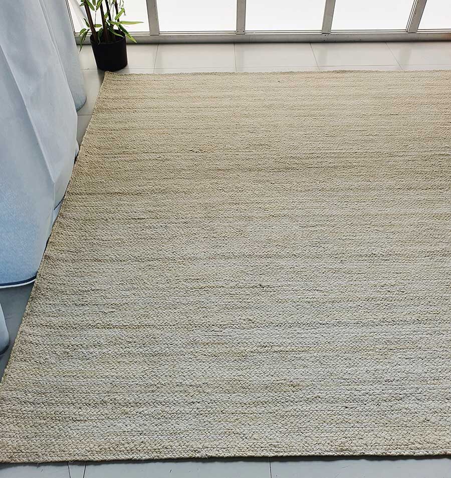 Amazing Handmade Bleach Jute Braided Rug - BR 019
