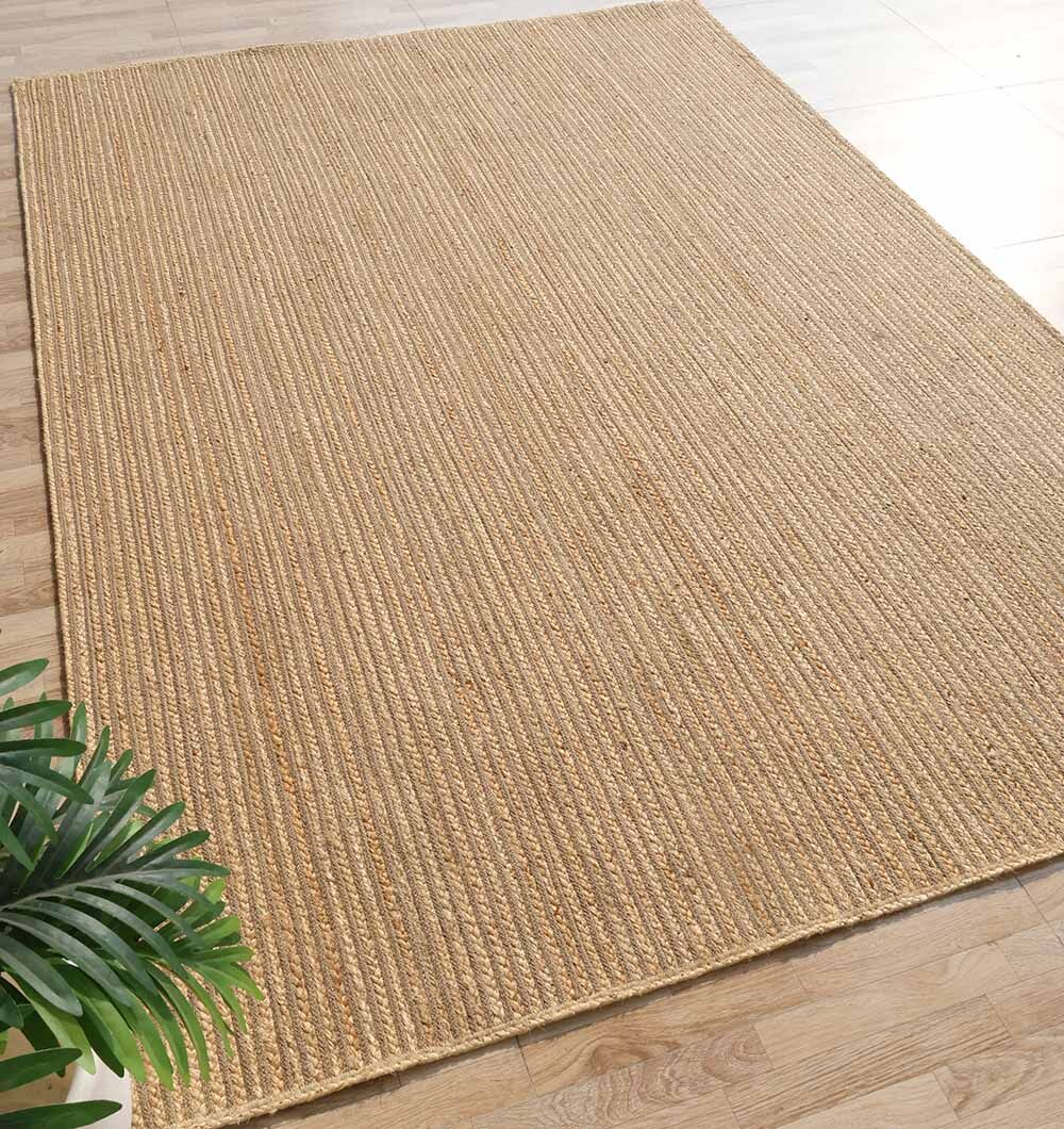 Luxurious Handmade Jute Home Decor Floor Braided Rug - BR 087