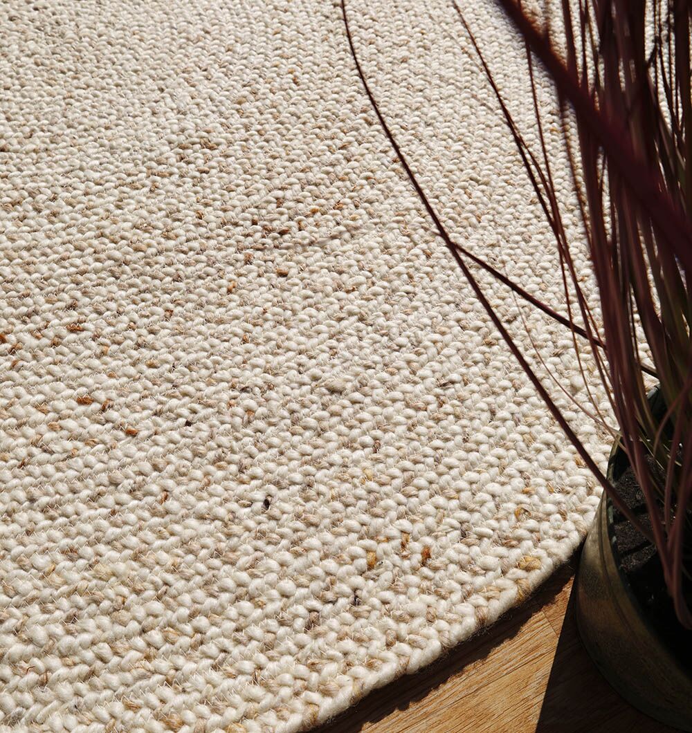 Natural Color Home Decor Round Jute Rug - BR 095