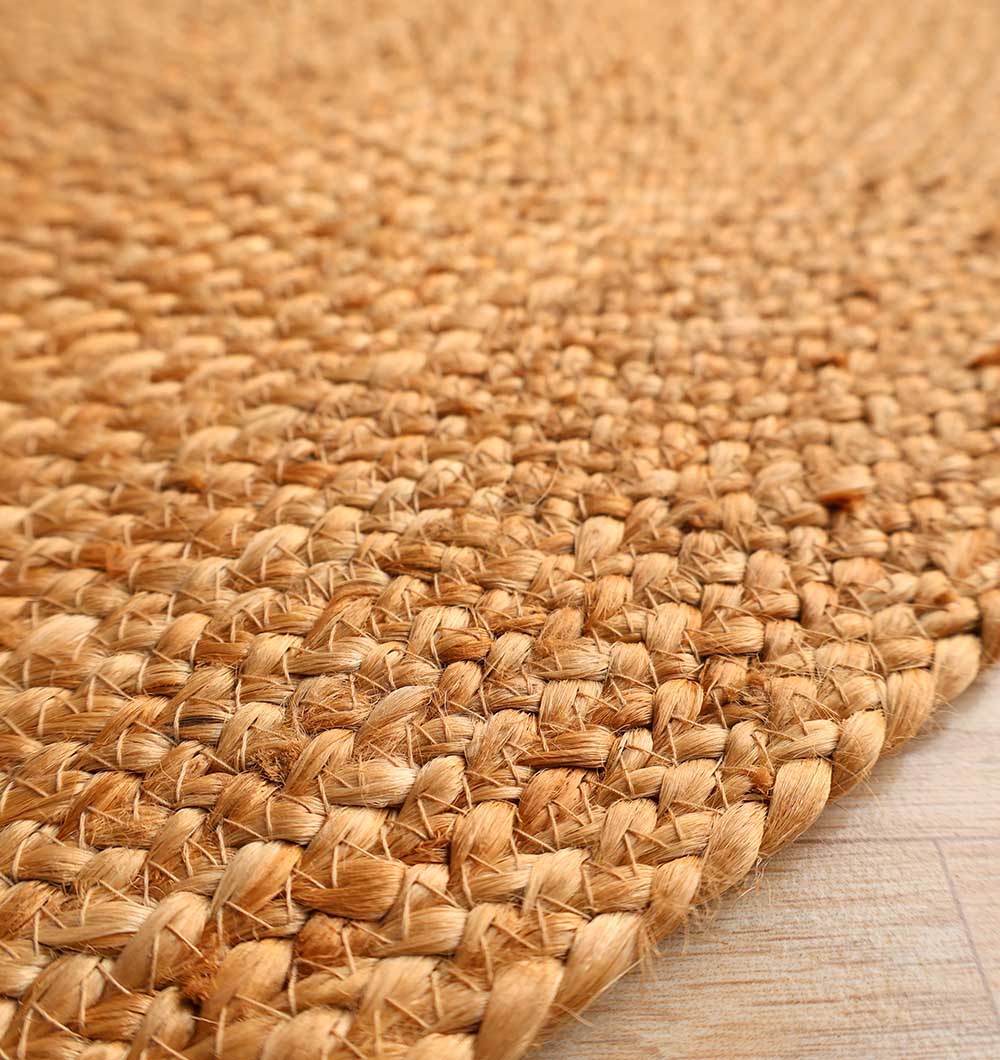 Round Jute Rug Natural Color - BR 098