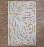 White & Beige Novara Area Rug  - CMN 84 (200x300 cm)