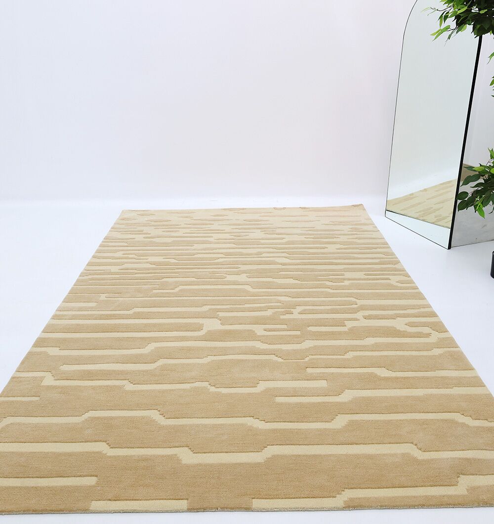 Dark Beige Home Decor Rug  - CMN 88 (200x300 cm)