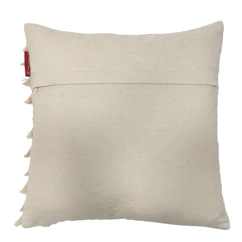 Premium Quality: Crafted from high-quality cotton fabric, this cushion is not only soft to the touch but also durable, ensuring long-lasting comfort and style