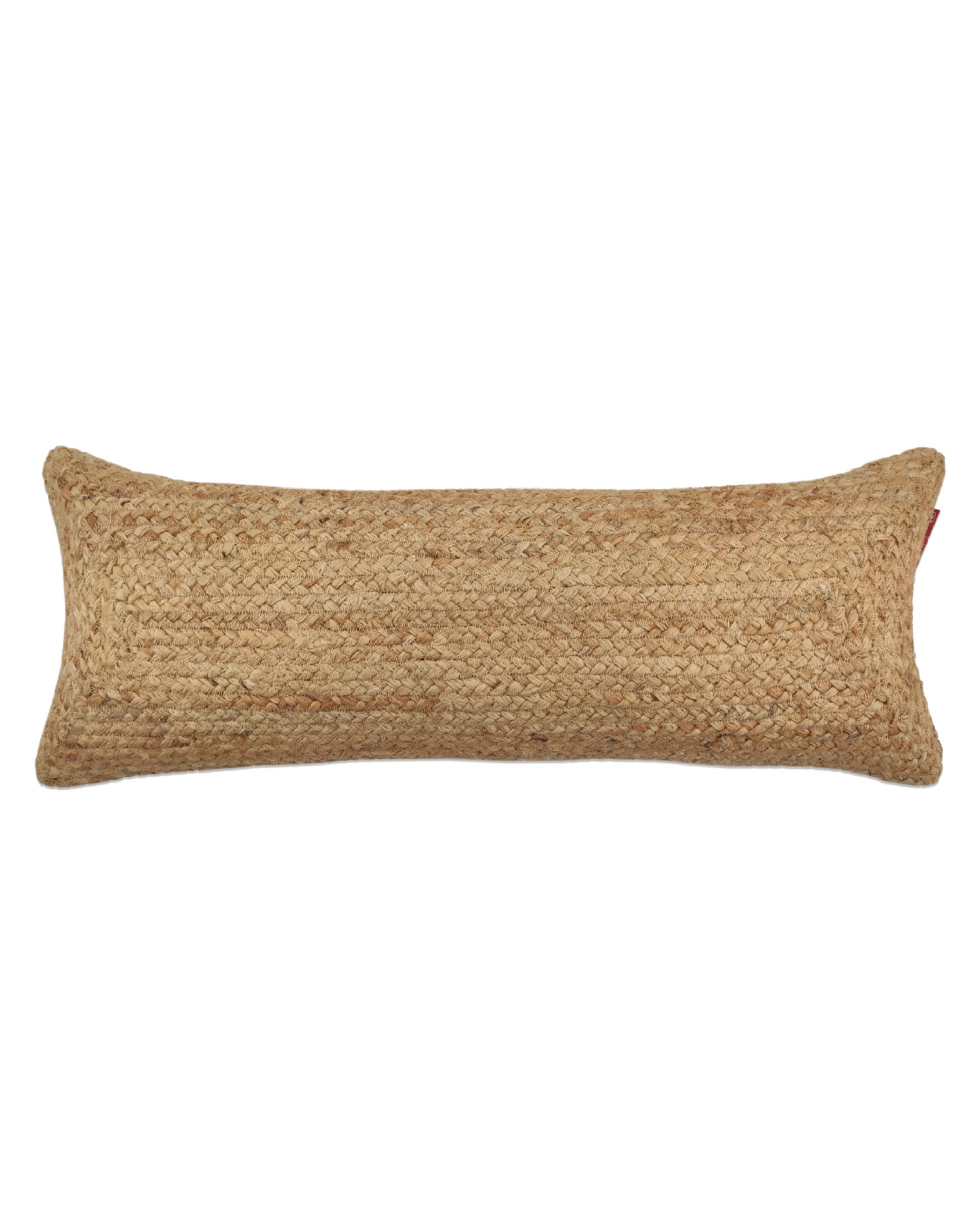 The Ramsha Home Natural Color Jute Cushion with Filler (CS 205, 30x90cm) features a rustic braided design and textured finish. Perfect for couch, floor, or car decor, it adds elegant style from the luxury home furnishings brand in the UAE.