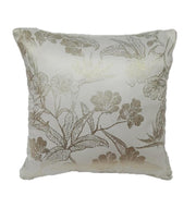 Polyester Cushion With Gold Floral Foil Print Cushion With Insert CS-241