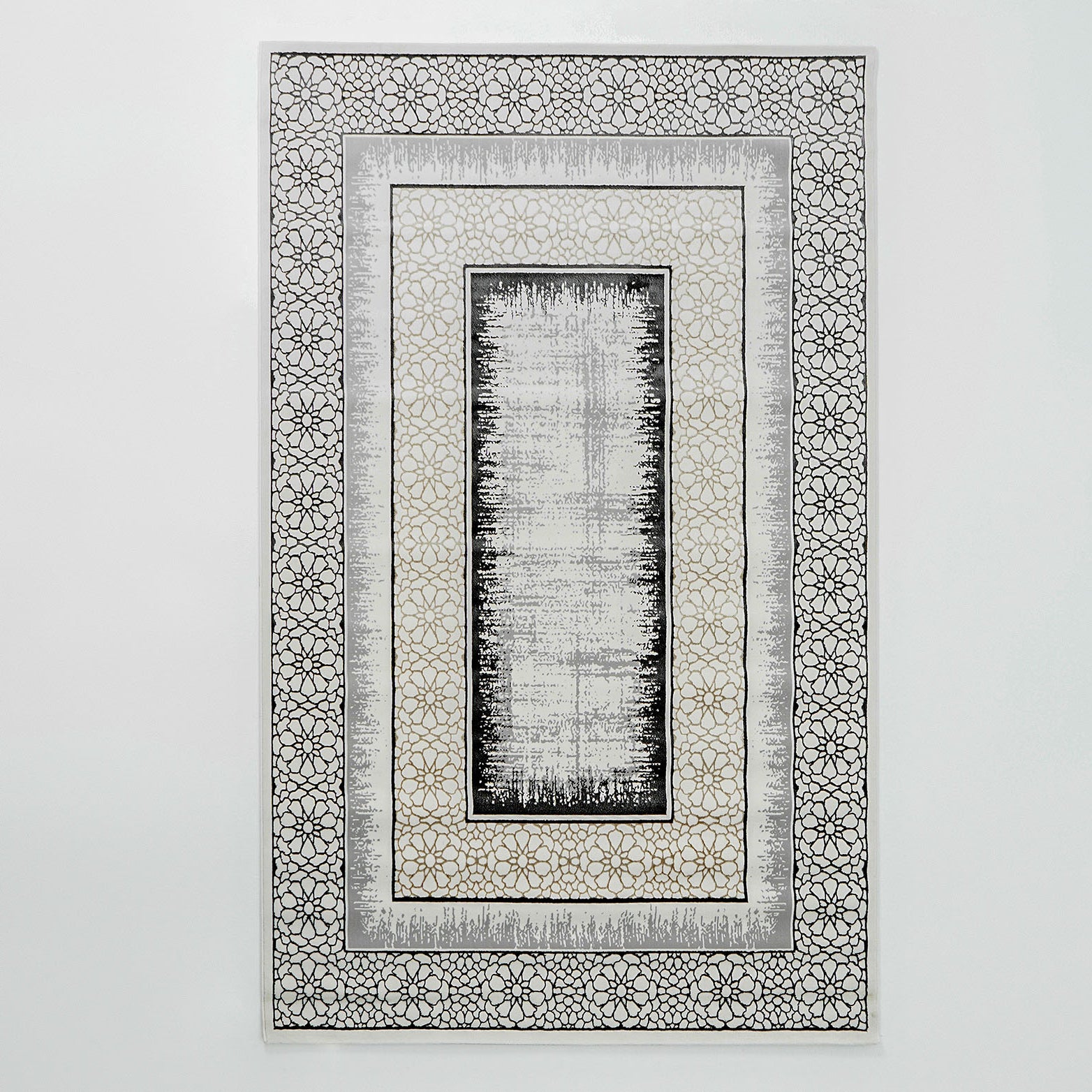 Grey Color ND81A BARCELONA Decor Area Rug