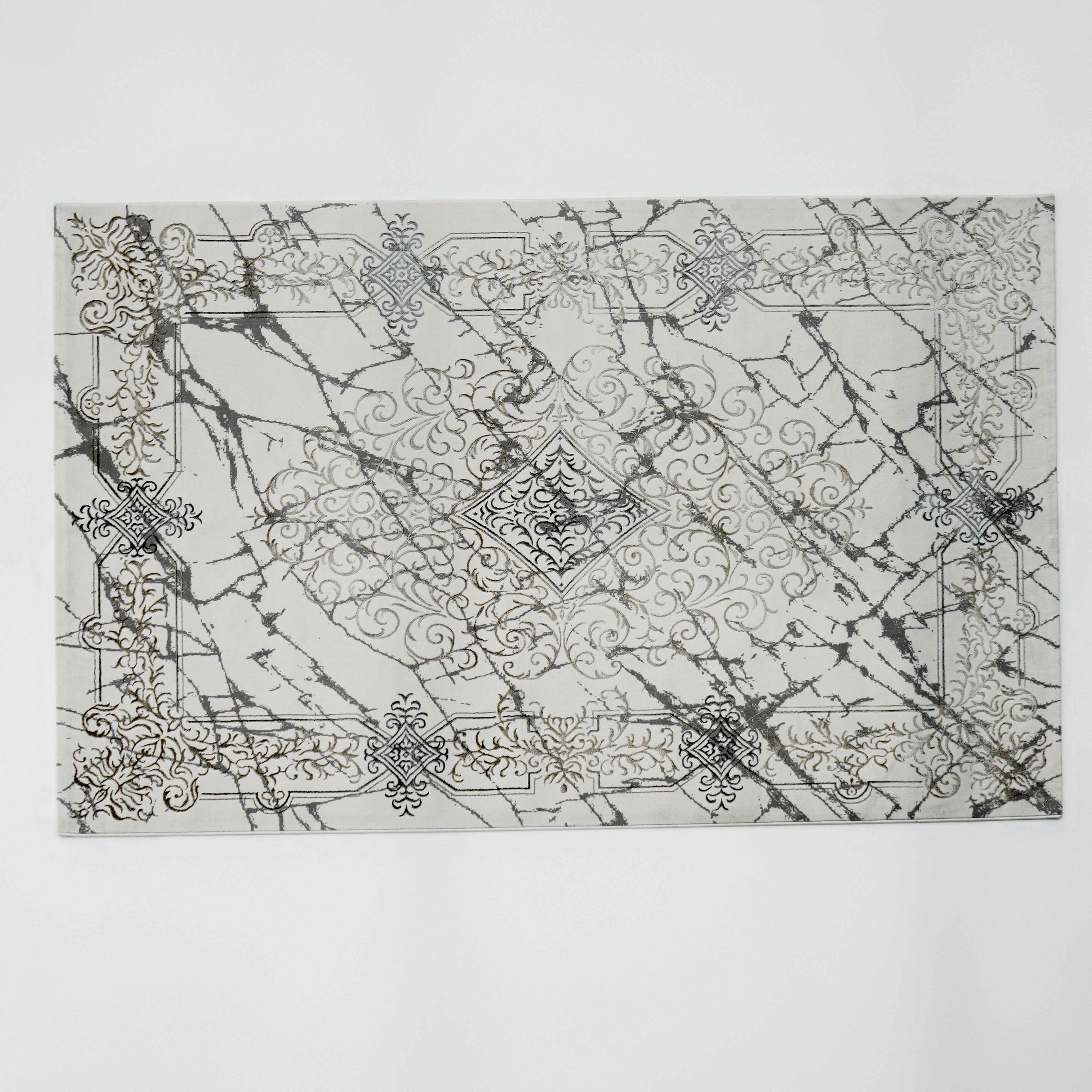 Beige Color Polyester NK33C Area Rug