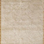 Beige Color Indoor Handmade Area Rug - HTV 15