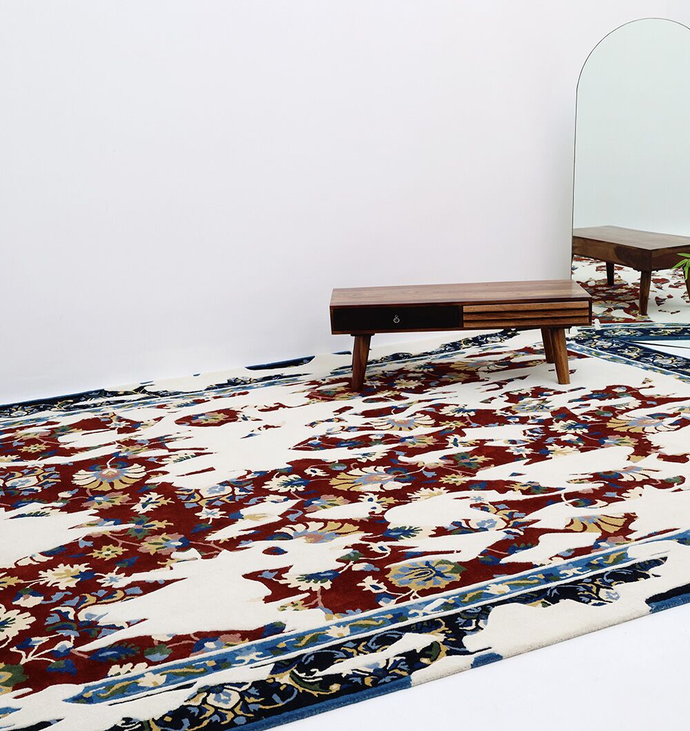 Multi Color Handmade Area Rug - HTW 111 (300X400 cm)