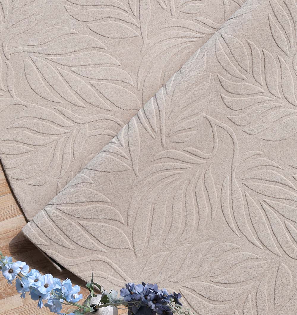 Premium Off-White Area Carpet - HTW 115 (200x300 cm)